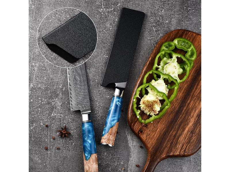  (noir) lot de 3 protège-lames en plastique, étui de protection pour couteau de cuisine GTR02100 - Conforama C