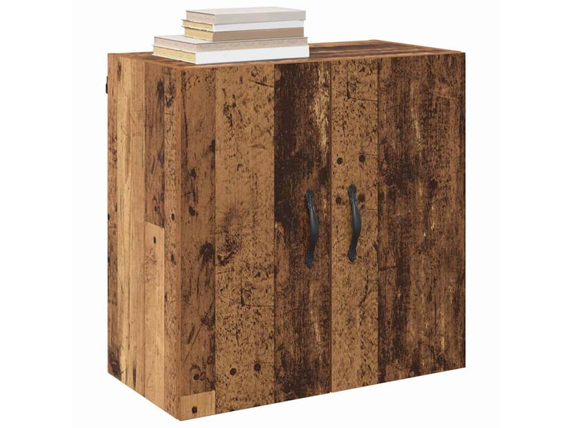  Armoire murale salon, meuble de rangement 60 x 31 x 60 cm bois d'ingénierie bois ancien  - Conforama C