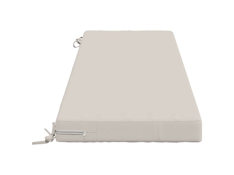  Coussin de banc, coussin d'assise, coussin de canapé soest 100 % polyester blanc 140 x 50 x 8 cm cf53035  - Conforama D
