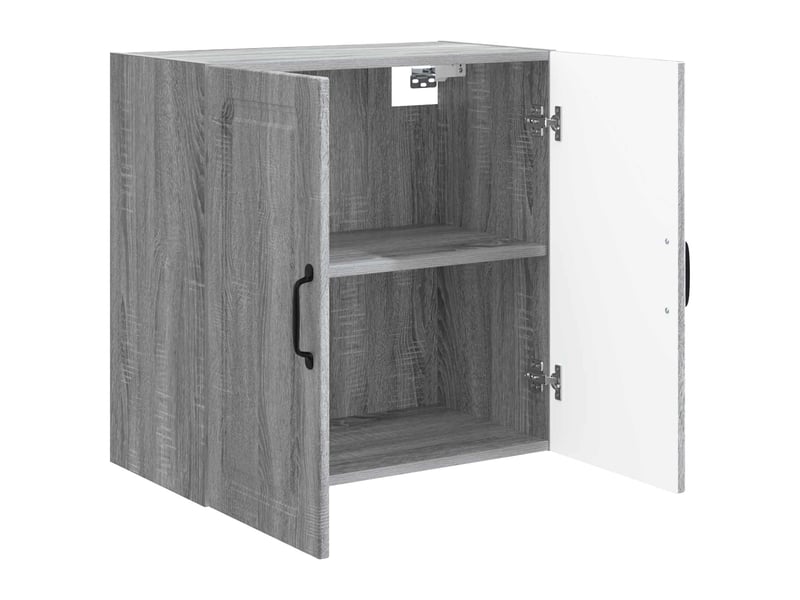  Armoire murale salon, meuble de rangement 59x31x60cm bois d'ingénierie sonoma gris shl9332  - Conforama C