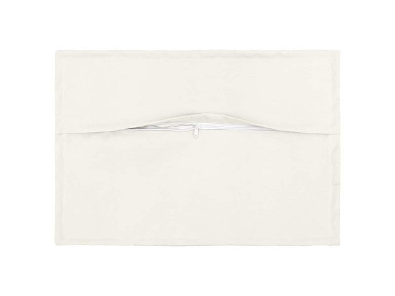  Lot de 2 coussins avec oreiller, coussins décoratifs houten blanc lin synthétique cf51124  - Conforama C