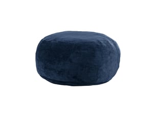 Pouf / repose pied MEULVA bleu