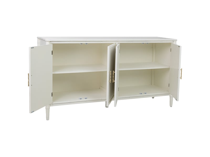  Buffet en bois blanc 178,5x45,5x89 cm h  - Conforama E