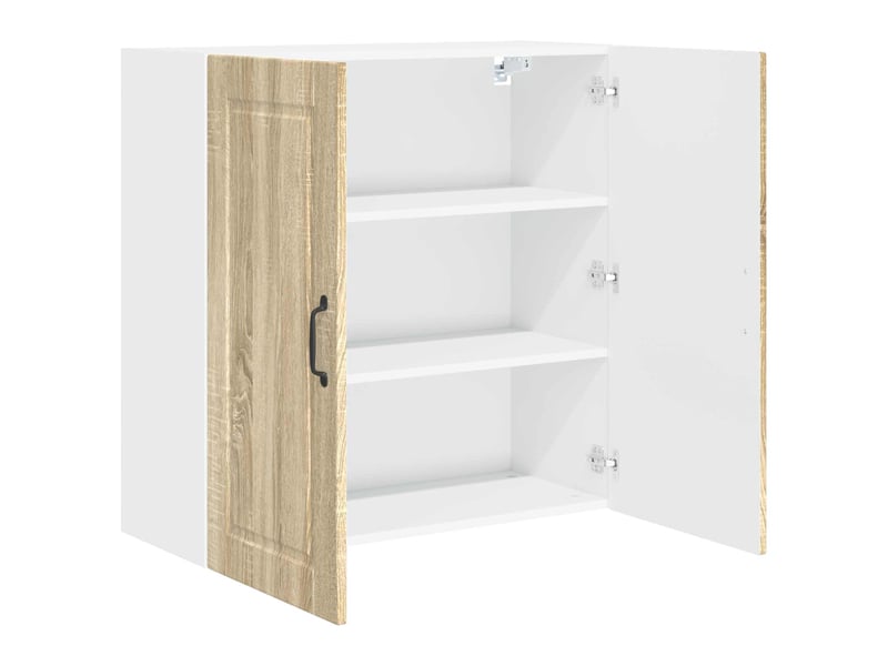  Meuble mural de cuisine, armoire de cuisine chêne sonoma 80x31x80cm shl6877  - Conforama E