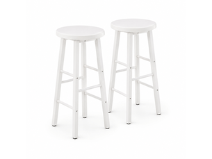 Chaise haute et tabourets de bar – lot de 2 tabourets avec repose-pieds, parfait pour petit-déjeuner et table
