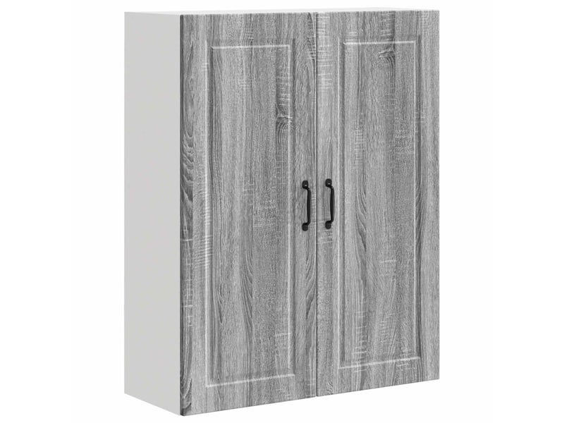 Meuble mural de cuisine, armoire de cuisine gris sonoma 80x31x100cm - Conforama A