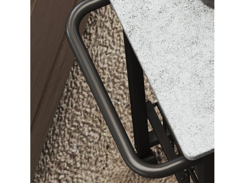  Desserte de cuisine 49,5x31x91 cm sur roulettes 4 paniers coulissants mdf métal gris clair et noir  - Conforama D