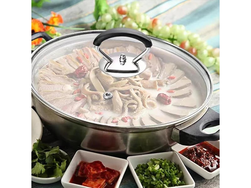 Poignée de couvercle de casserole, boutons de couvercle de 4,6 cm, bouton de cuisine en acier inoxydable bouton de remplacement de la casserole none - Conforama B