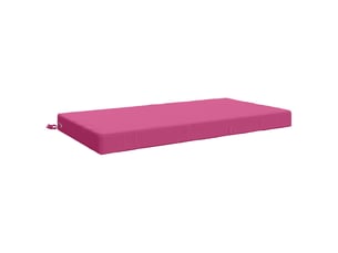 Coussin d'assise, coussin pour chaisecanapé soest 100 % polyester rose 120 x 80 x 10 cm cf51472