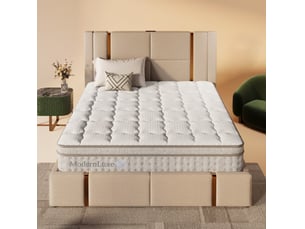 Matelas 160x200 cm <strong>HAVRYA</strong>  <strong></strong> Ressorts ensachés + mousse soutien Medium épaisseur 25 cm