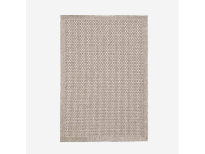  Tapis d'extérieur en polypropylène effet sisal gris grace  - Conforama A