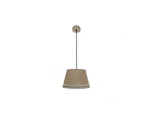 Suspension fabrilamp ada e27 coloris cuirsable ø 40 cm hauteur réglable 47-110 cm