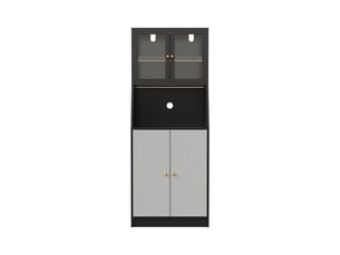 Armoire coloris noir largeur 70 cm