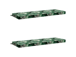Lot de 2 coussins de banc, coussins d'assise soest 100 % polyester cf56942