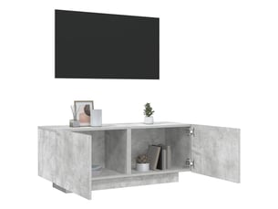 Meuble tv coloris gris 100 cm <strong></strong>  <strong></strong>