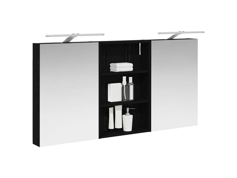 Ensemble de meubles de salle de bain 3 pcs 120x10.5x60.5 cm shl8793 - Conforama C