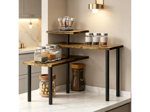 Etagère coloris noir  40x18x36.5cm