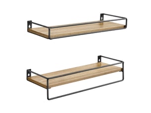 Etagère 15 cm coloris marron <strong>SANS MARQUE</strong> <strong></strong>
