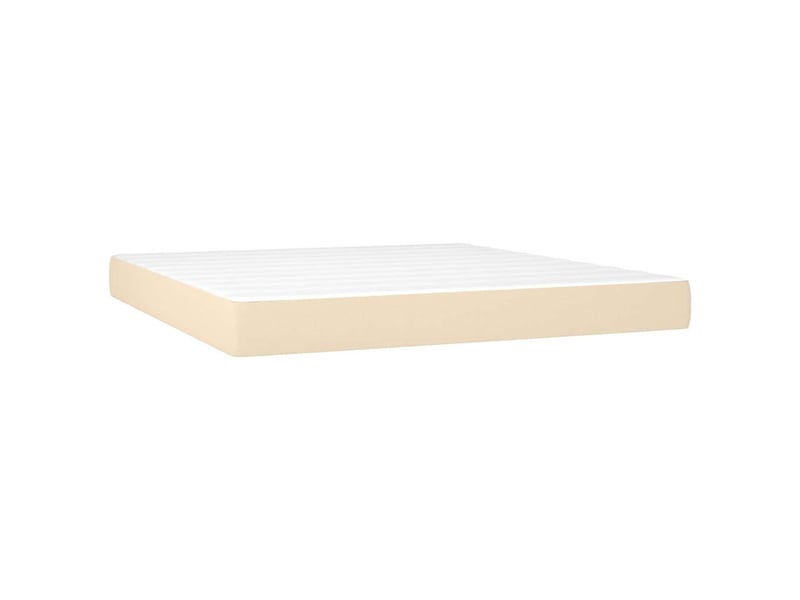  Matelas de lit à ressorts ensachés fermeté moyenne crème 160x200x20 cm tissu  - Conforama A
