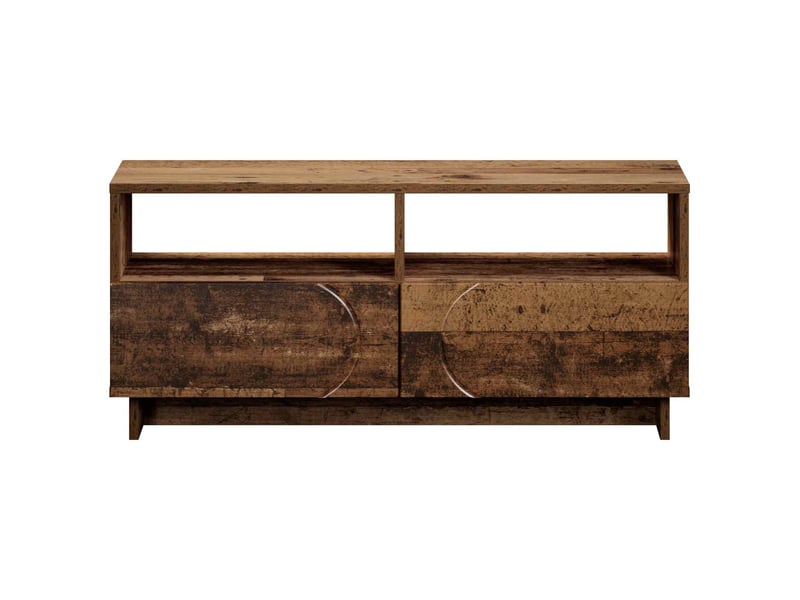  Meuble tv moderne, banc tv 90x34.5x40 cm bois ancien bois d'ingénierie  - Conforama D