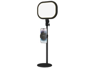 Lampe de bureau led dimmable 5 modes de couleur 10 niveaux de luminosité port usb minuterie support pour téléphone noir