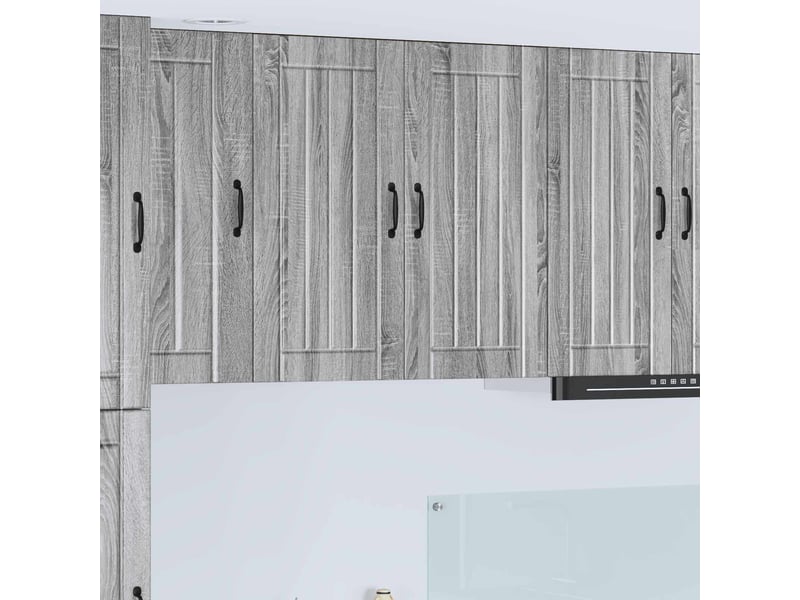 Meuble mural de cuisine, armoire de cuisine sonoma gris 80x31x80cm - Conforama B