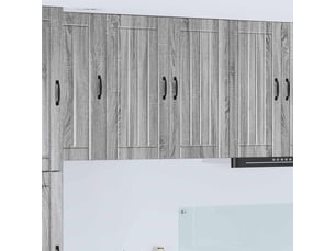 Meuble mural de cuisine, armoire de cuisine sonoma gris 80x31x80cm