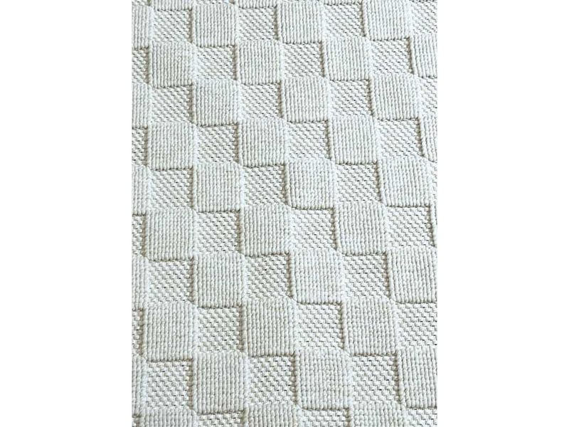 Tapis extérieur et intérieur damier toulon 36 crème - 240x330 cm TOULON 836 creme 240x330 - Conforama C