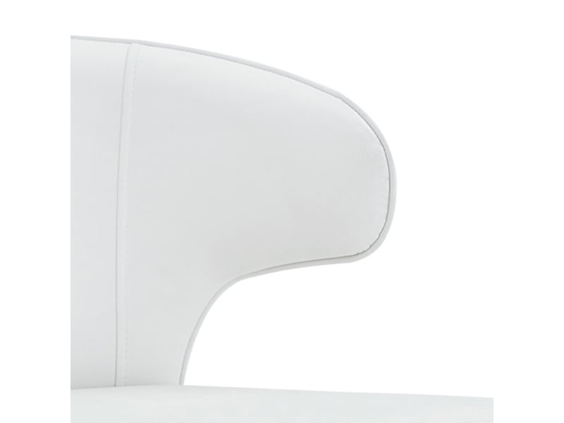 Lot de 2 tabourets de bar avec dossier - hauteur réglable, pivot 360°, socle large, repose-pieds - tabouret cuisine - Conforama D
