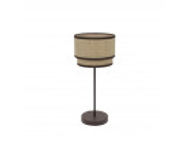 Lampe à poser fabrilamp roque naturelmarron 1 x e14 41 x 18 x 18 cm 172871002 - Conforama B