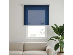 Store enrouleur extérieur, store à rouleau à 90% de blocage uv bleu 80 x 140 cm cf45199