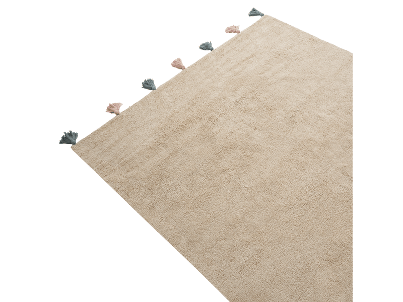  Tapis enfant kodinhi  beige 140 x 200 cm coton  - Conforama D