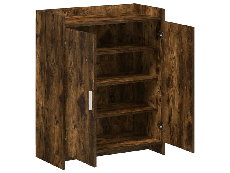  Meuble à chaussure, cabinet à chaussures avec stockage chêne fumé 73,5x36x92 cm shl3332  - Conforama D