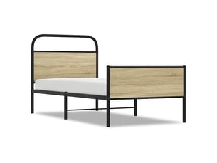 Lit simple 80x200 cm    coloris marron