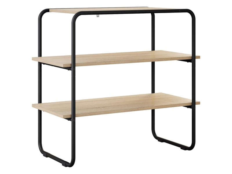  Vidaxl table console chêne sonoma 80 x 41 x 75 cm bois d'ingénierie  - Conforama A