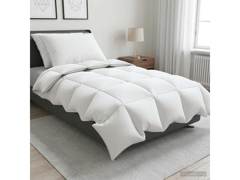  Ensemble de couette 90 % en duvet d’oie fulda 3 pcs - duvet 135 x 220 cm  - Conforama B