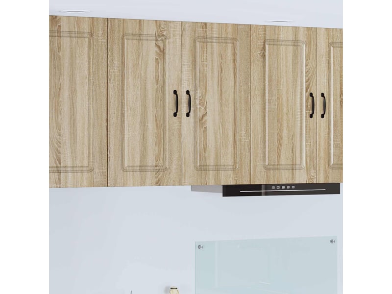 Meuble mural de cuisine | armoire de cuisine chêne sonoma 80x31x80cm shl492 - Conforama B