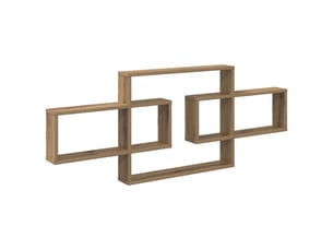 Etagère 130 cm coloris marron  
