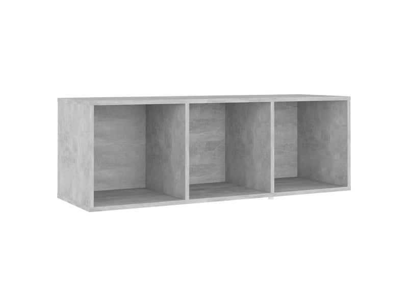  Lot de 2 meuble tv bas salon gris béton 107x35x37 cm bois d'ingénierie shl48504  - Conforama D