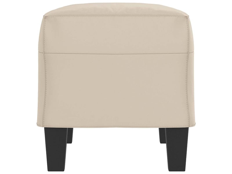  Banc d'entrée, banc d'intérieur crème 70x35x41 cm tissu microfibre  - Conforama D