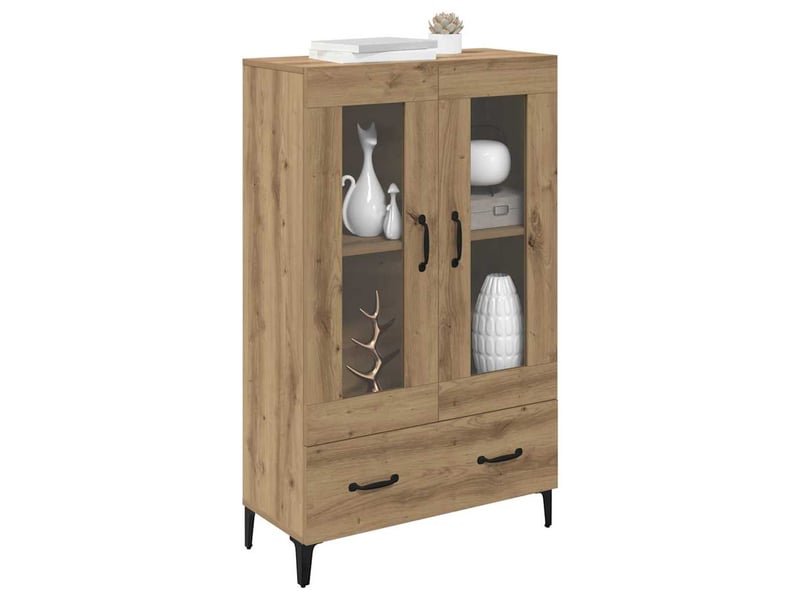 Buffet - haut armoire chêne artisanal 70 x 31 x 115 cm  - Conforama C