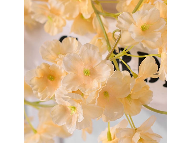  Guirlande fleur de cerisier - 3 pièces - tige flexible avec fil métallique - décoration printemps mariage chambre fête - artificielle soie  - Conforama C