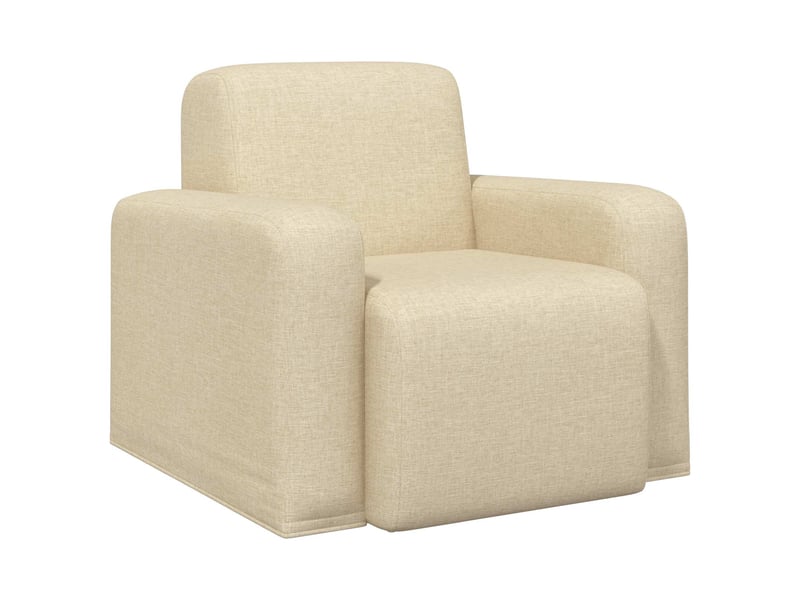  Vidaxl fauteuil crème tissu  - Conforama D