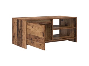 Table basse rectangulaire coloris marron
