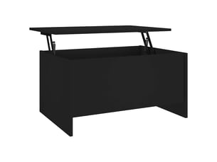 Table basse rectangulaire coloris noir  