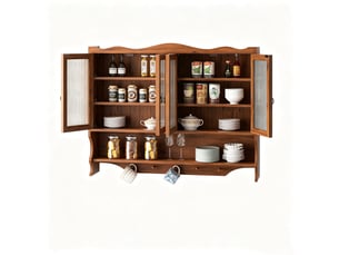 Armoire <strong>KORFEE</strong> <strong></strong> coloris marron largeur 20 cm