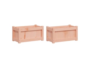 Jardinière - bac à fleurss 2 pcs bois massif douglas