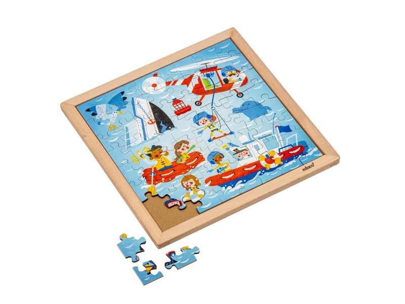  Educo services d'urgence - garde côtière  64 pièces de puzzle 8719924067212 - Conforama A