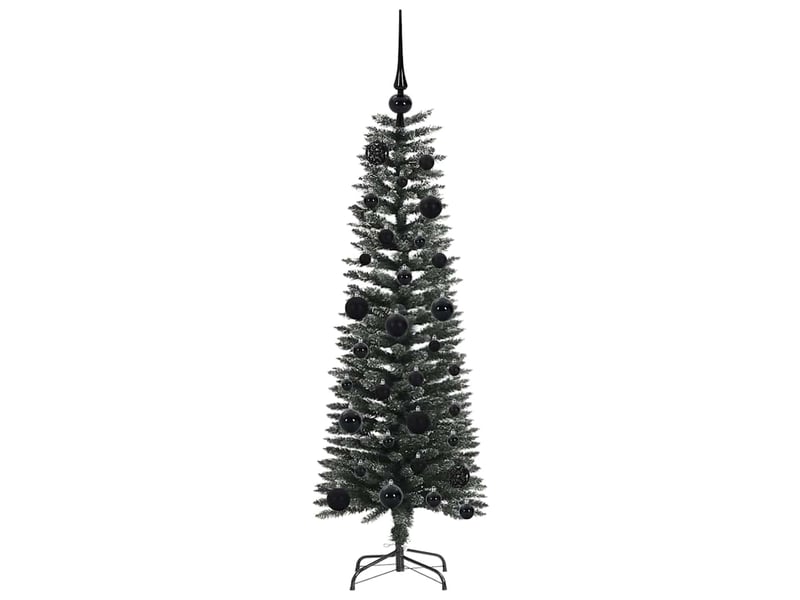 Sapin de noël artificiel, arbre de noël vert 120 cm pvc, plastique et acier shl8021 - Conforama D