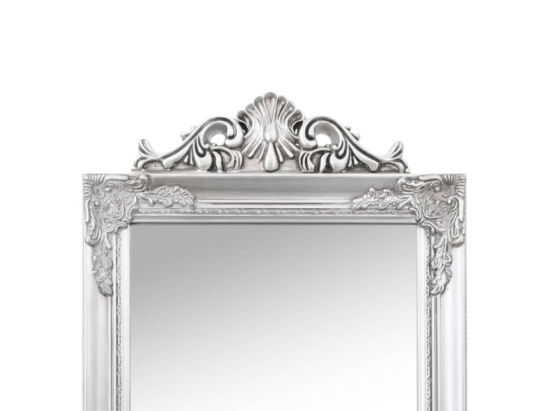  Miroir, miroir décoratif sur pied argenté 45x180 cm cf62925  - Conforama E